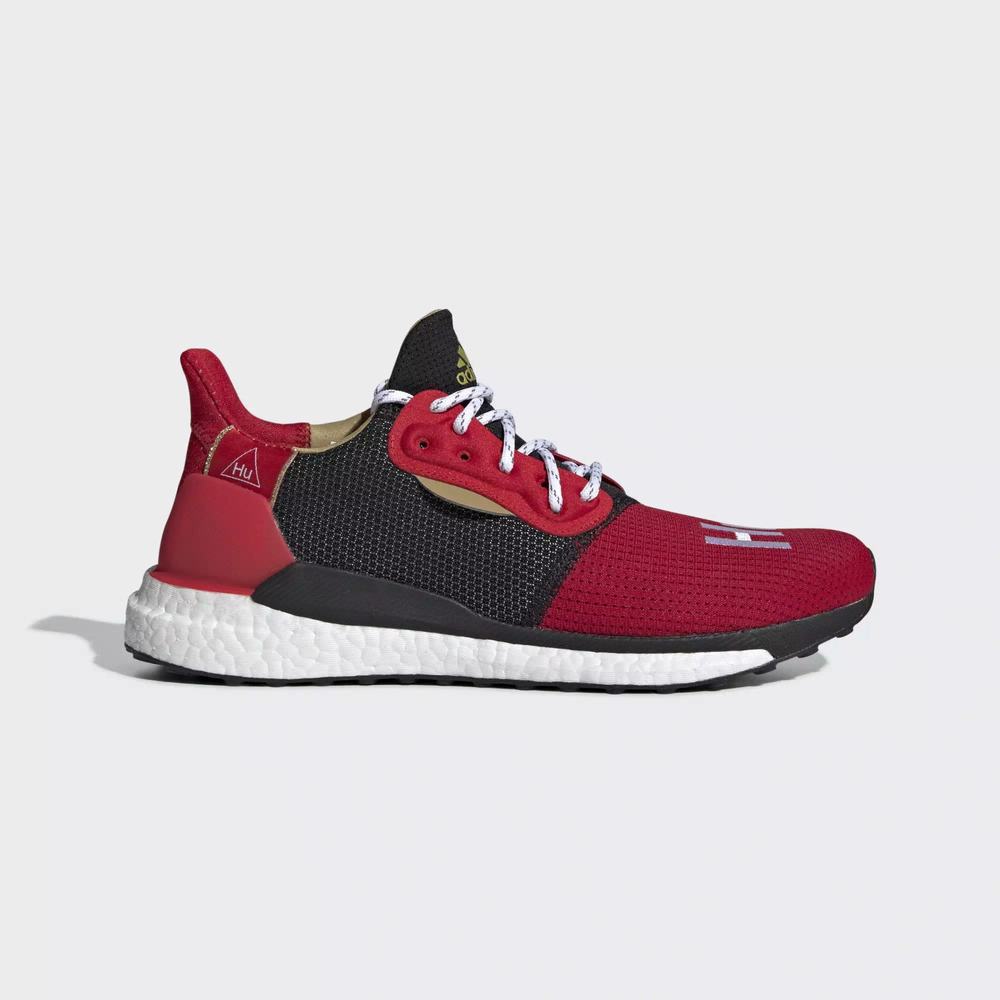 Adidas CNY Solar Hu Glide Tenis Para Correr Grises Para Hombre (MX-97950)